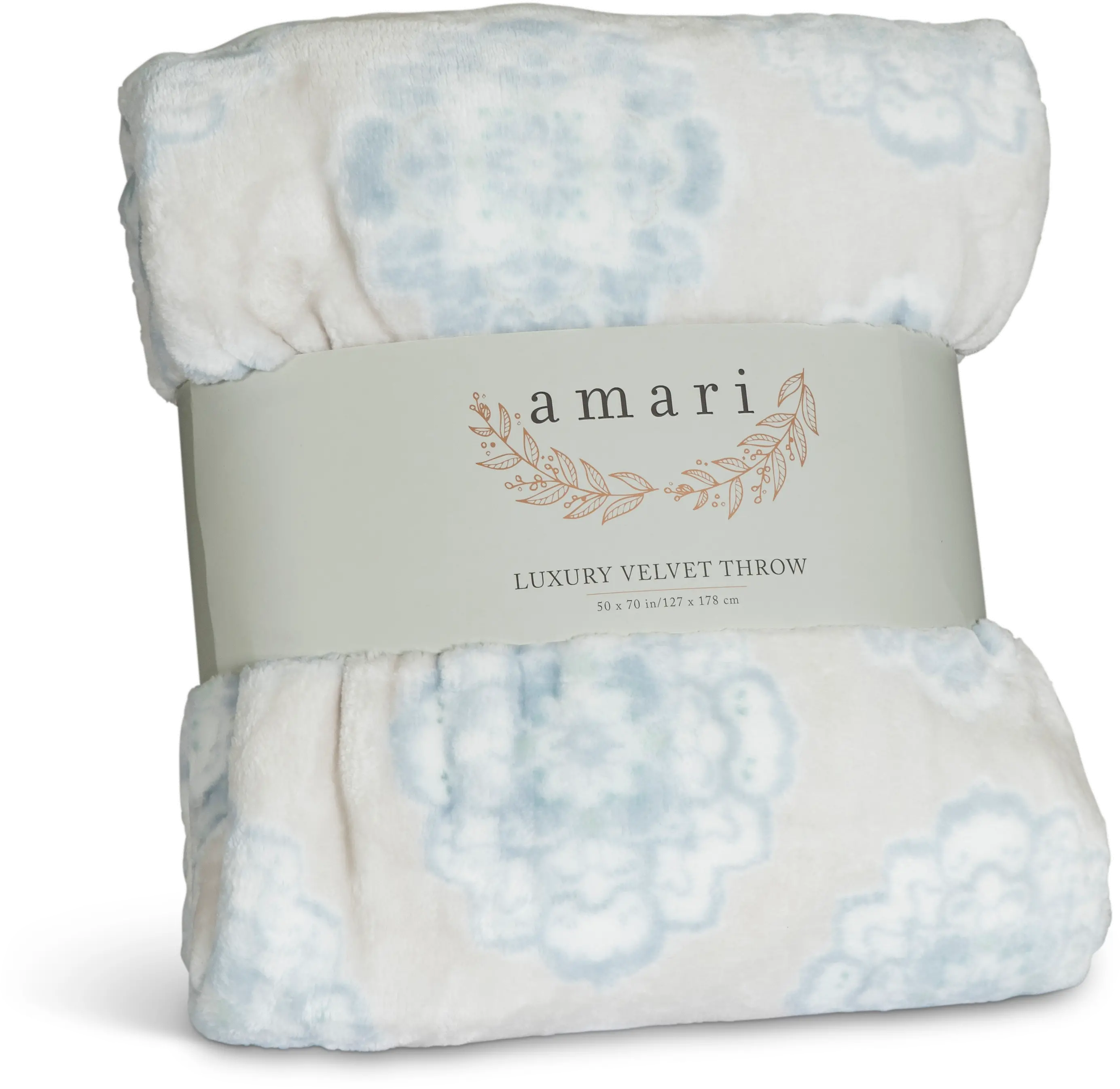 Assorted Floral Printed Velvet Throw Blanket-3