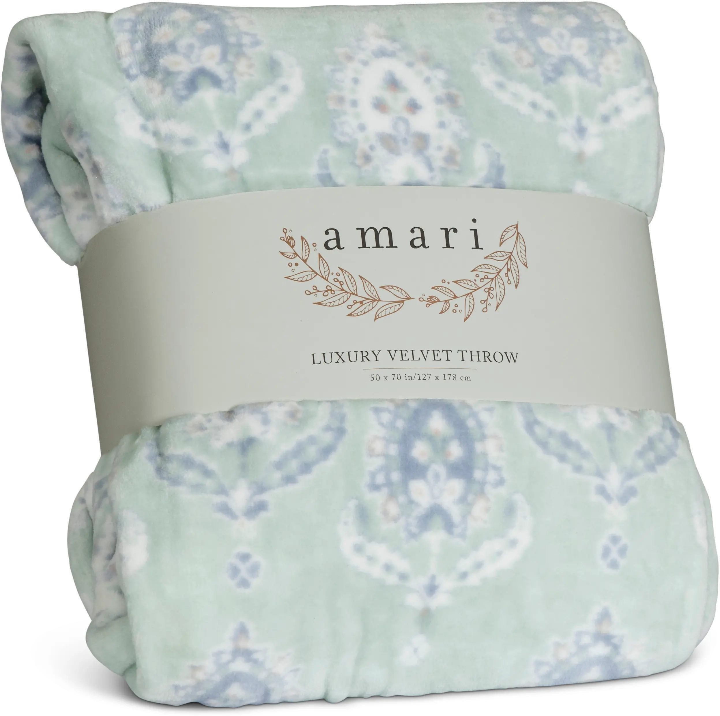 Assorted Floral Printed Velvet Throw Blanket-5