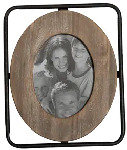 4x6 Wood and Metal Picture Frame-1