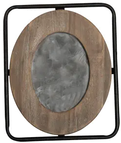 4x6 Wood and Metal Picture Frame-3