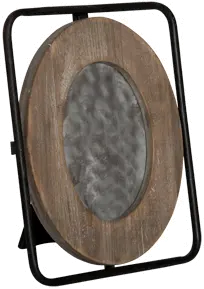 4x6 Wood and Metal Picture Frame-4