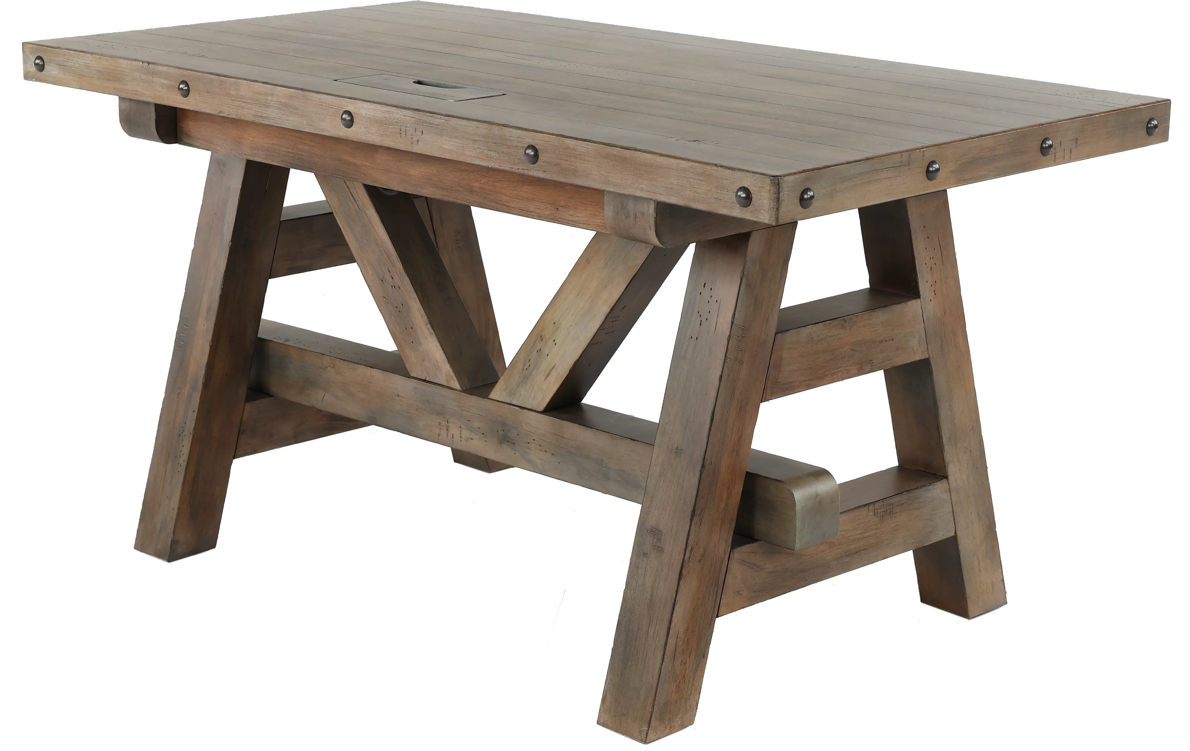 Rustic Home Office Desk-9