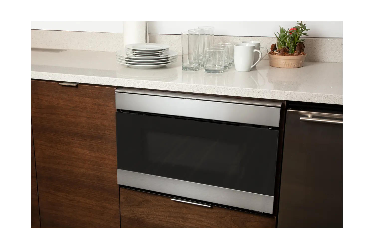 SMD2489ES Sharp 1.2 cu. ft. IoT Smart Microwave Drawer - 24 Inch Stainless Steel-2