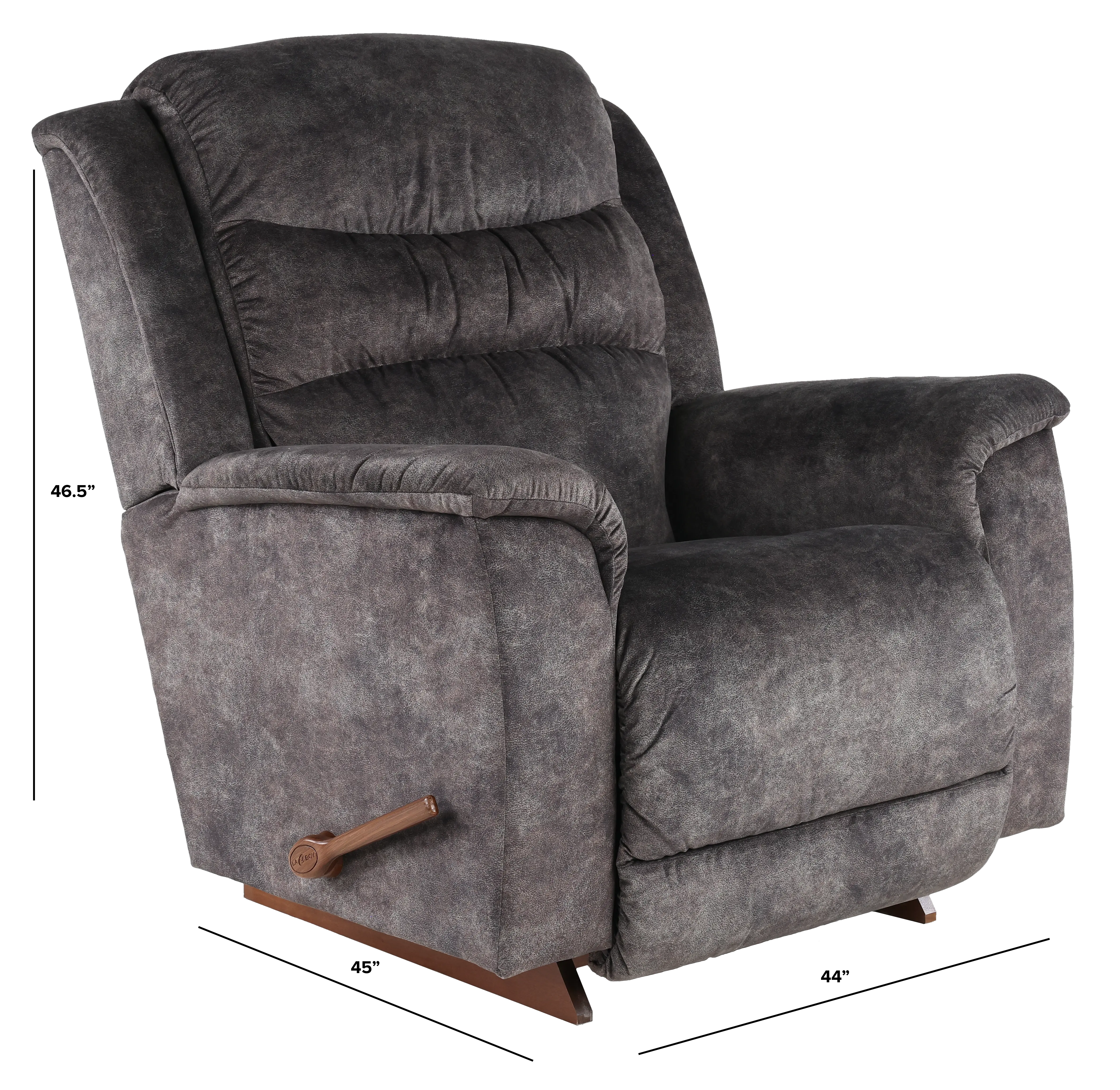 10-776/D160458 Redwood Slate Gray Rocker Recliner-3
