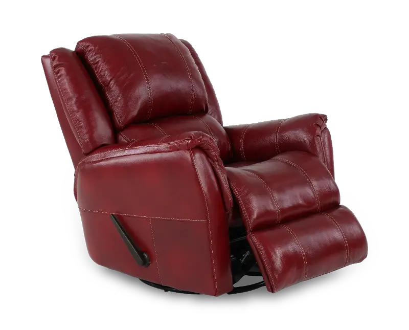 Nadi-Red-Leather-Match-Swivel-