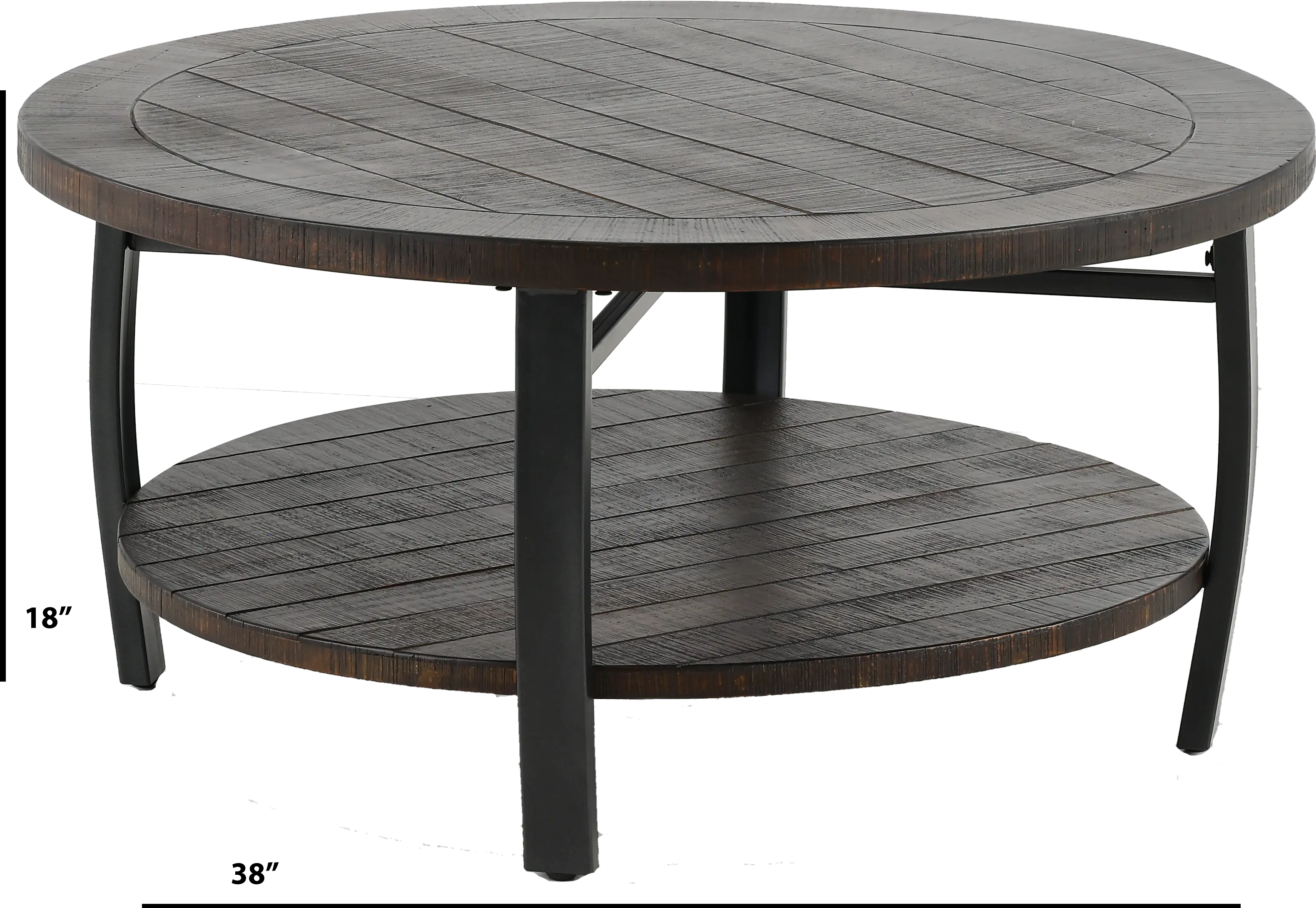 Homestead Brown Coffee Table-3
