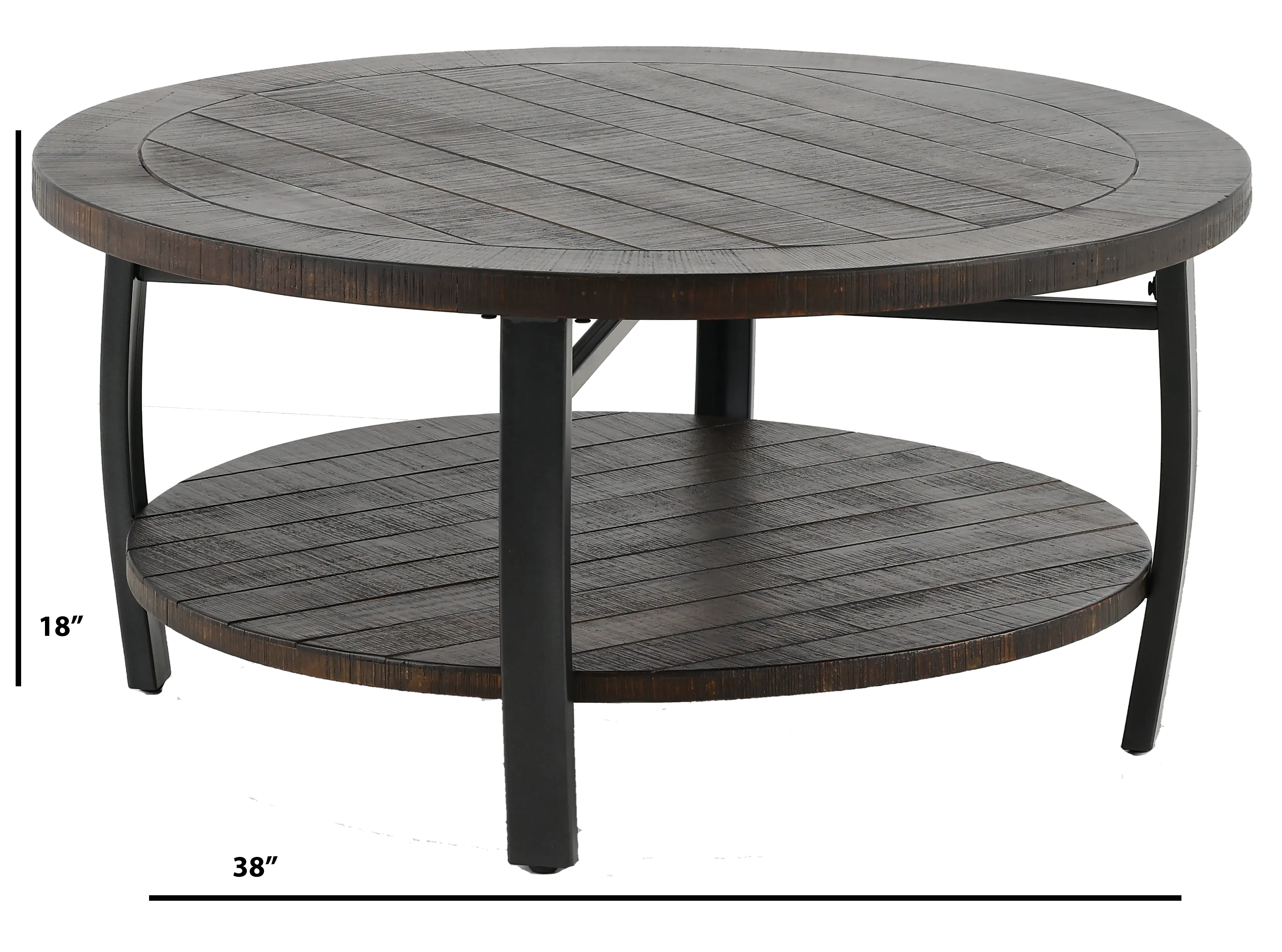 Homestead Brown Coffee Table-3