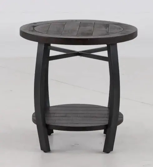 Homestead Brown End Table-2