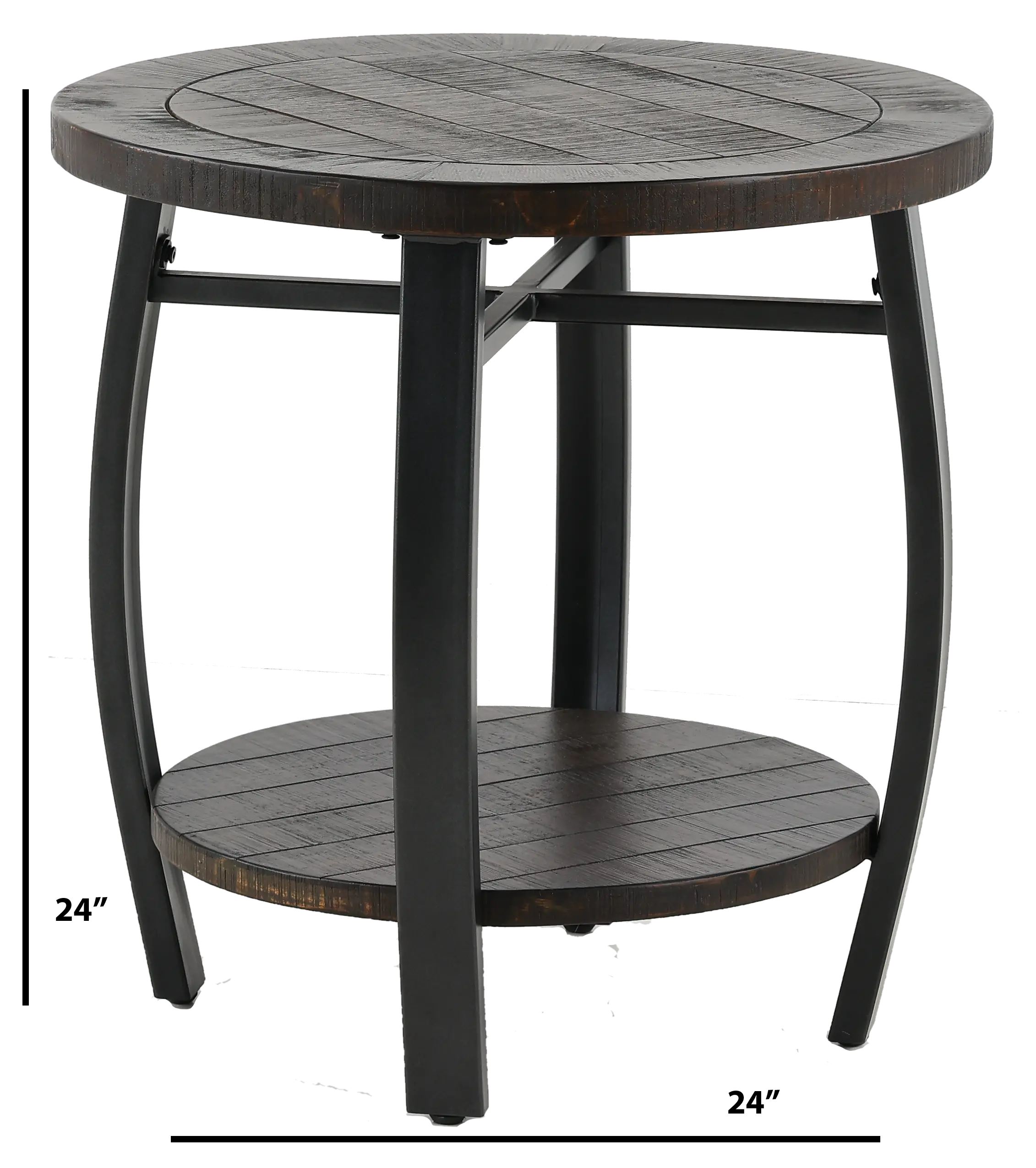 Homestead Brown End Table-3
