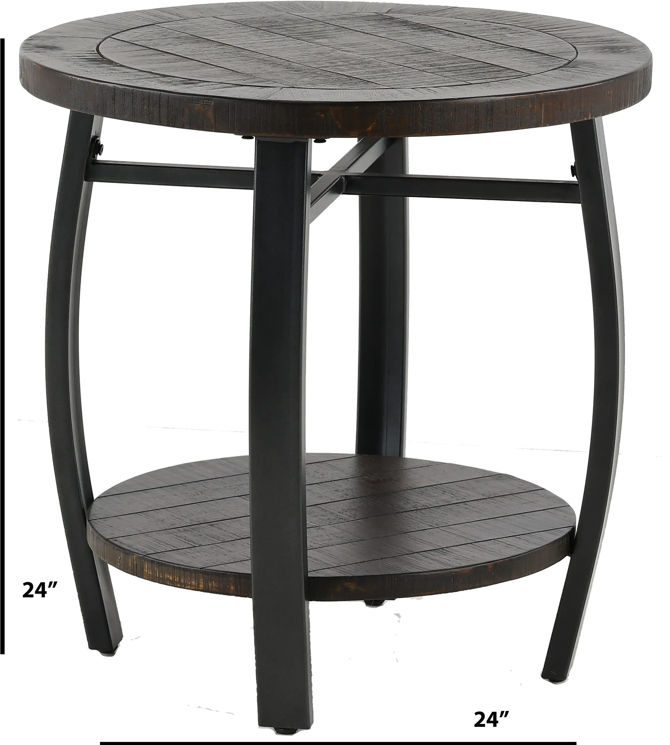 Homestead Brown End Table-5