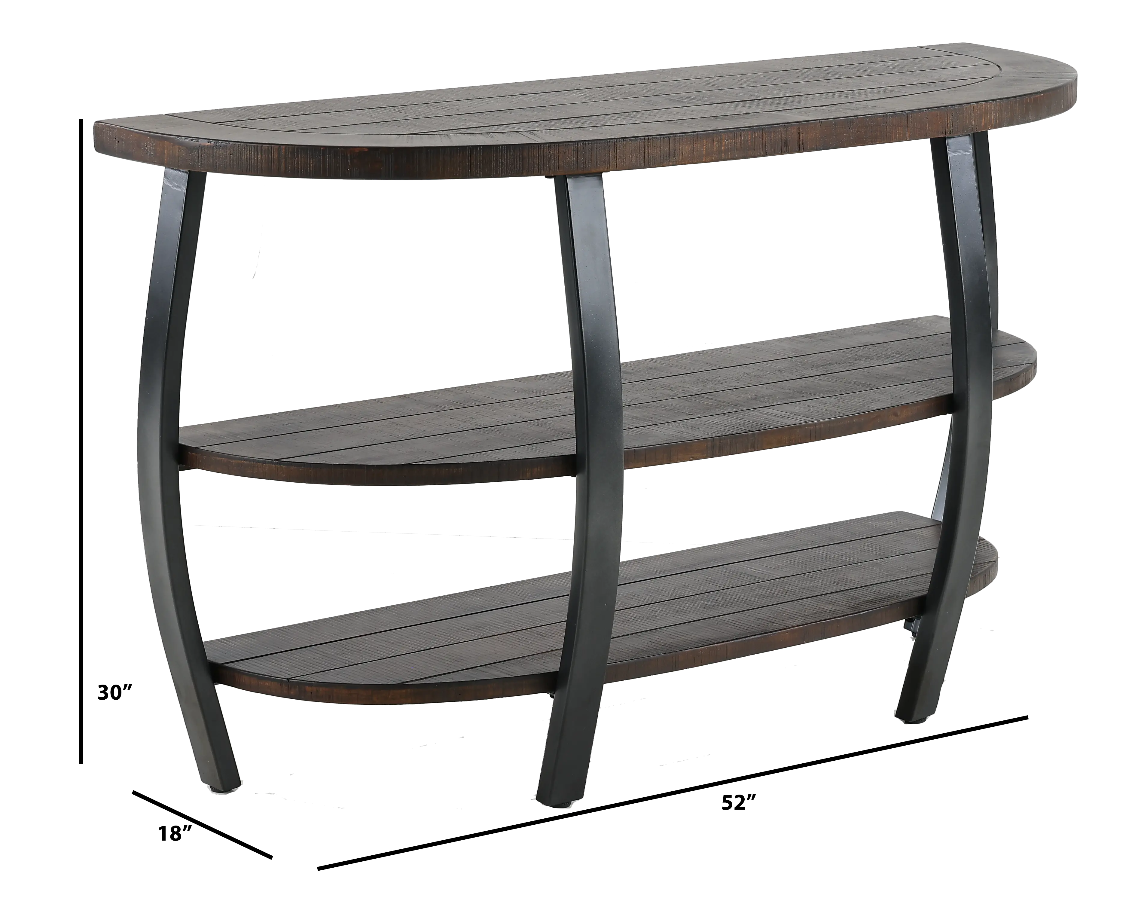 Homestead Brown Sofa Table-3