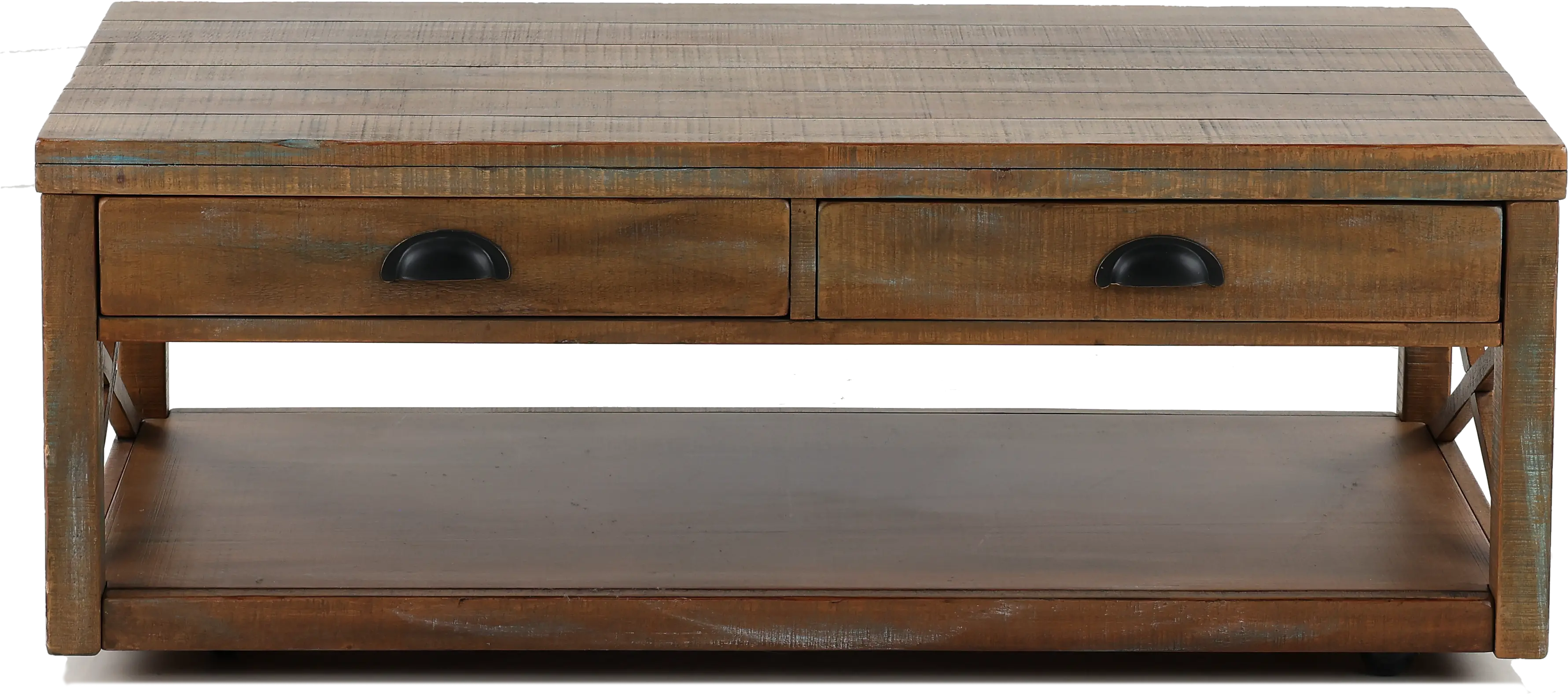 Durango Weathered Brown Coffee Table-1
