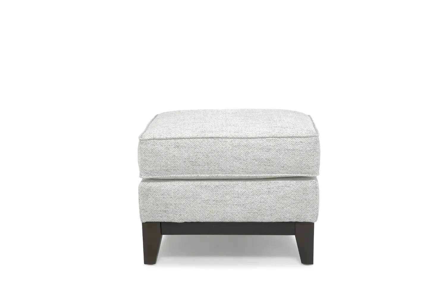 Olivia Contemporary Pearl Gray Ottoman-1