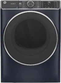 GFD85GSPNRS GE 7.8 cu. ft. Capacity Smart Front Load Gas Dryer with Steam - Sapphire Blue