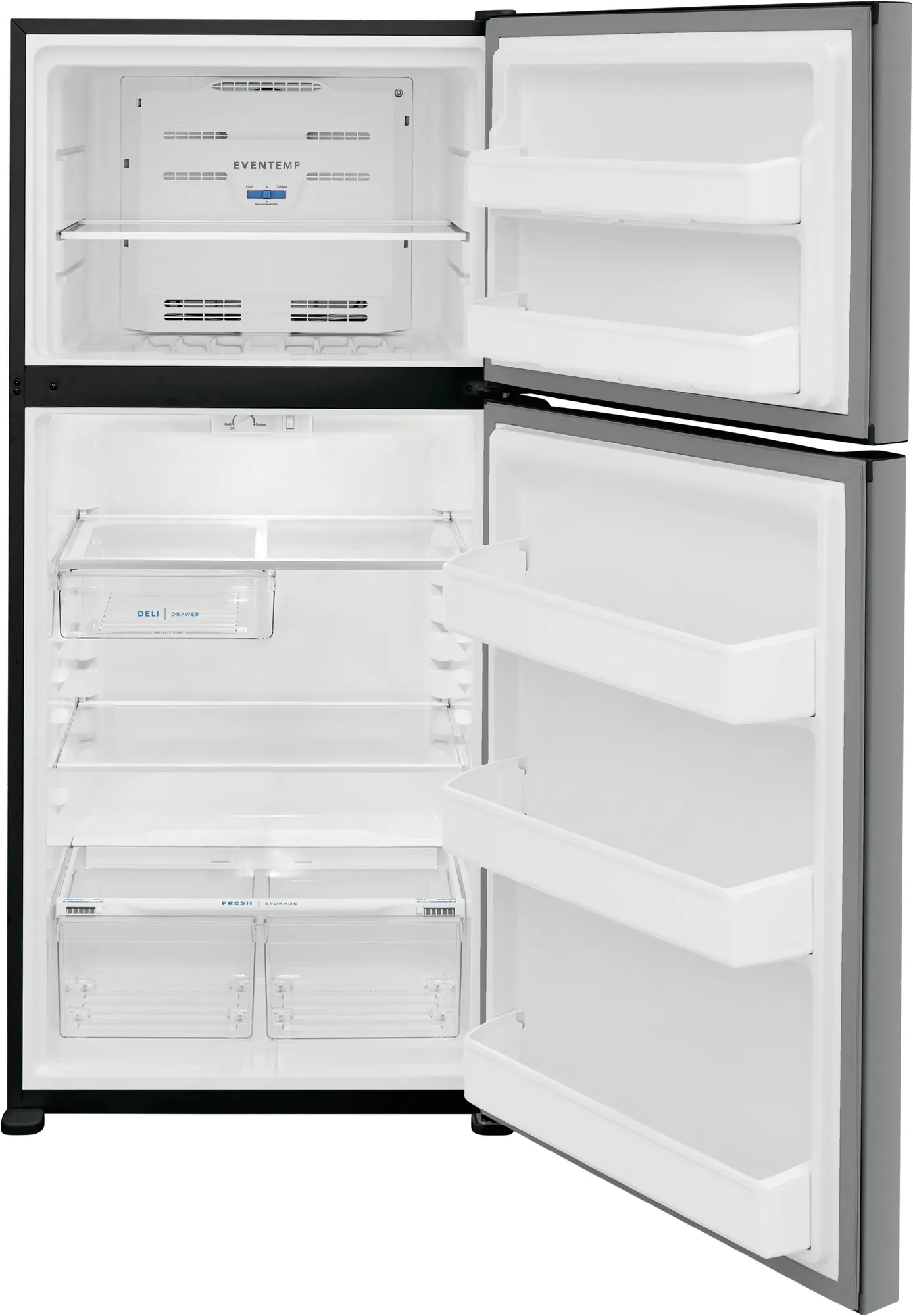 FFTR1835VS Frigidaire 18.3 cu ft Top Freezer Refrigerator - 30 W Stainless Steel-3