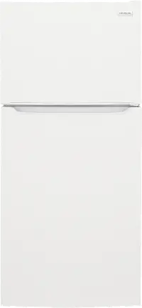FFTR1835VW Frigidaire 18.3 cu ft Top Freezer Refrigerator - 30 W White