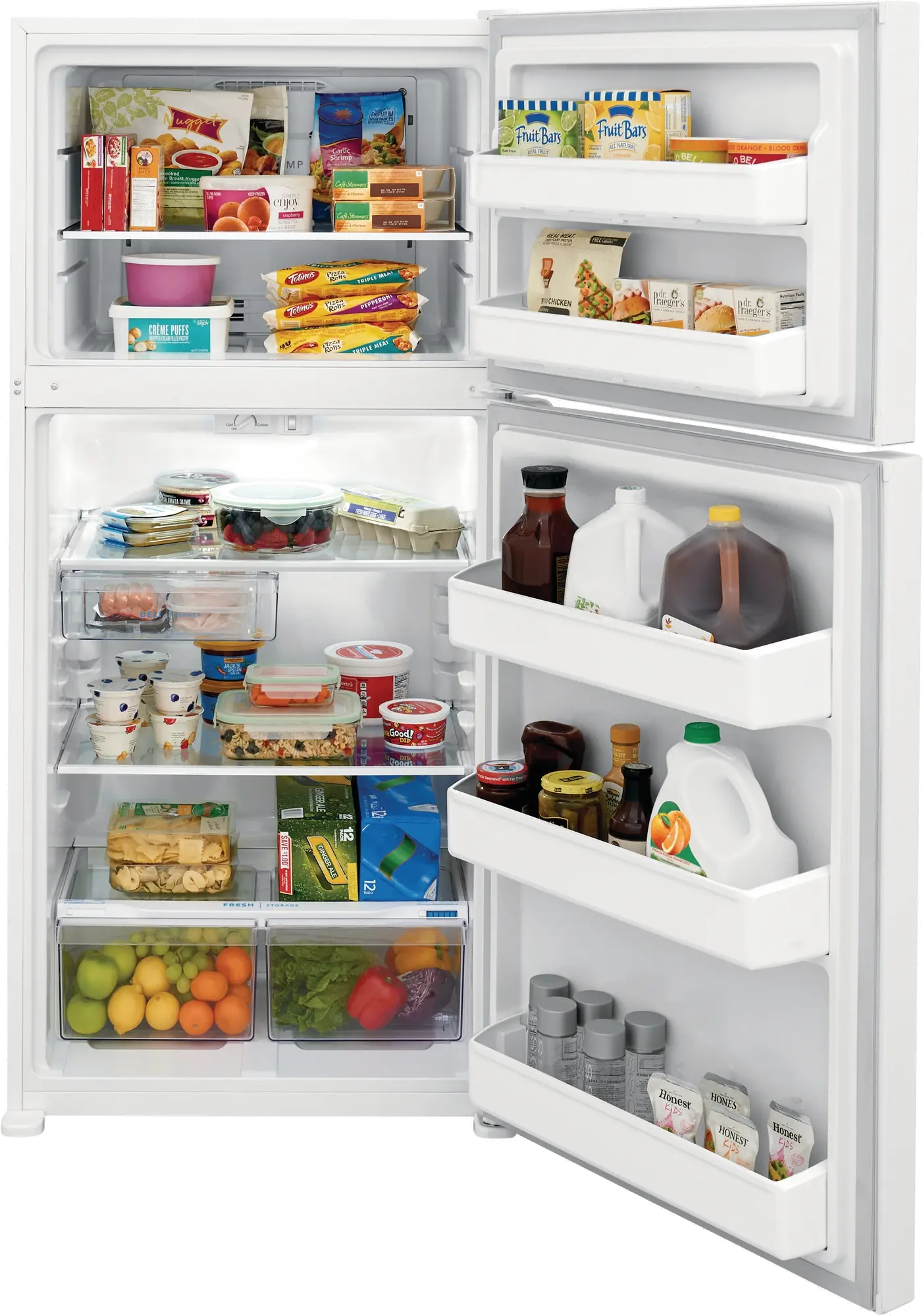 FFTR1835VW Frigidaire 18.3 cu ft Top Freezer Refrigerator - 30 W White-4