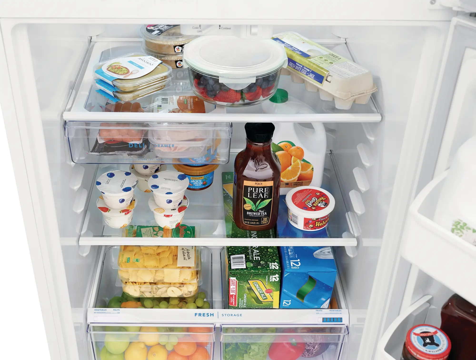 FFTR1835VW Frigidaire 18.3 cu ft Top Freezer Refrigerator - 30 W White-6