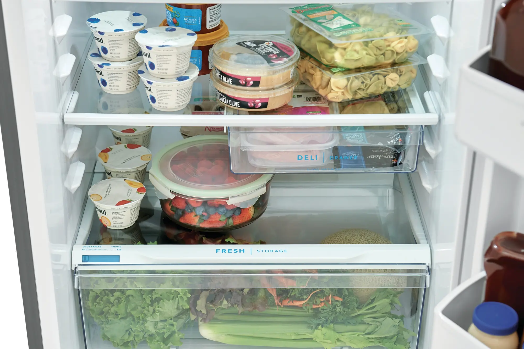 FFHT1425VV Frigidaire 13.9 cu ft Top Freezer Refrigerator - 28 W Brushed Steel-2