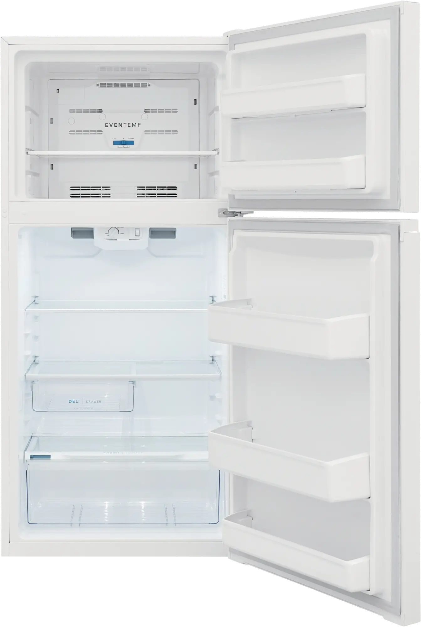 FFHT1425VW Frigidaire 13.9 cu ft Top Freezer Refrigerator - 28 W White-4