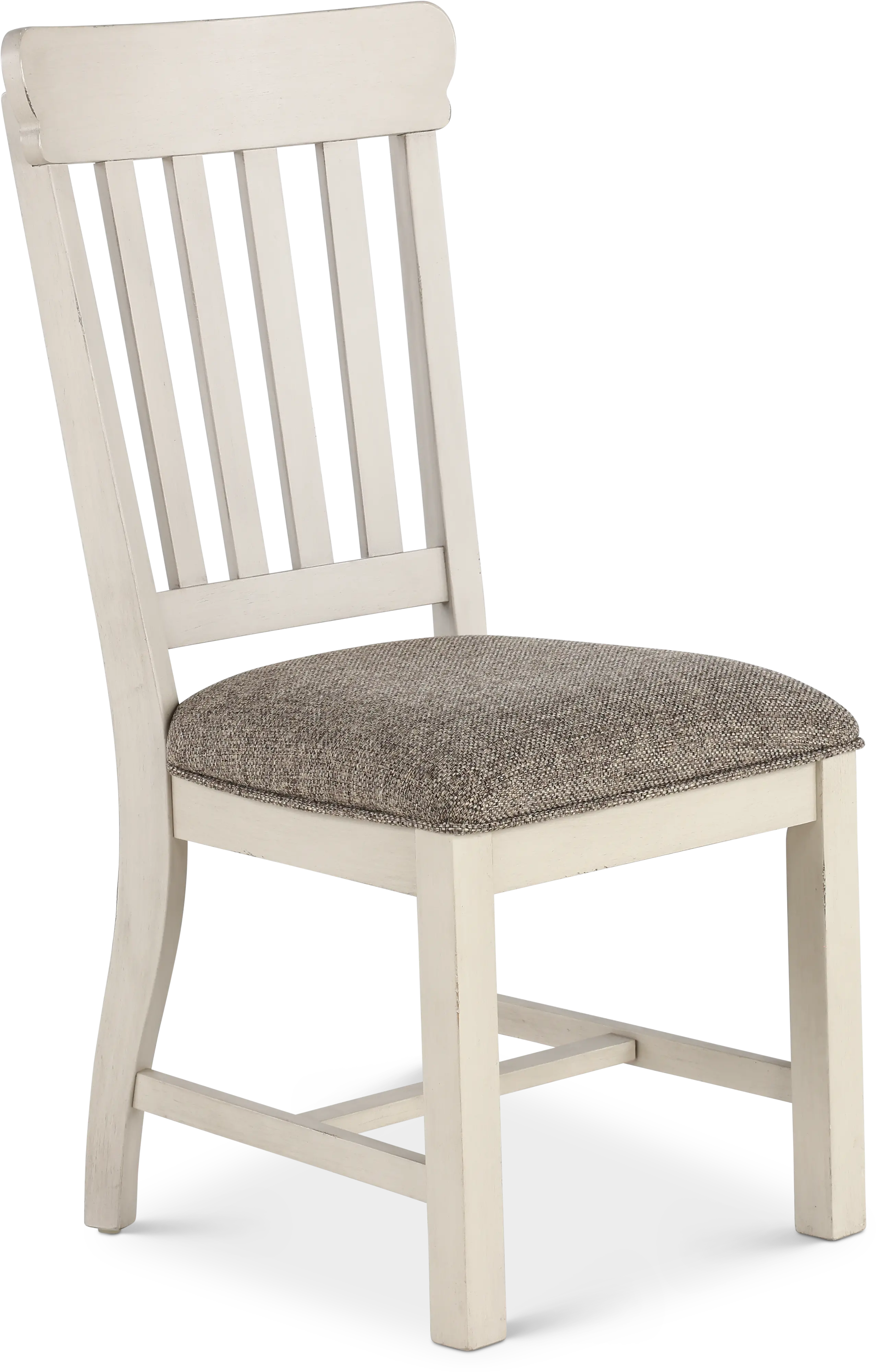 Drake White Upholstered Dining Chair-1