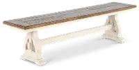 Drake White Dining Room Bench