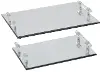 12  Rectangle Mirrored Tray with Handles
