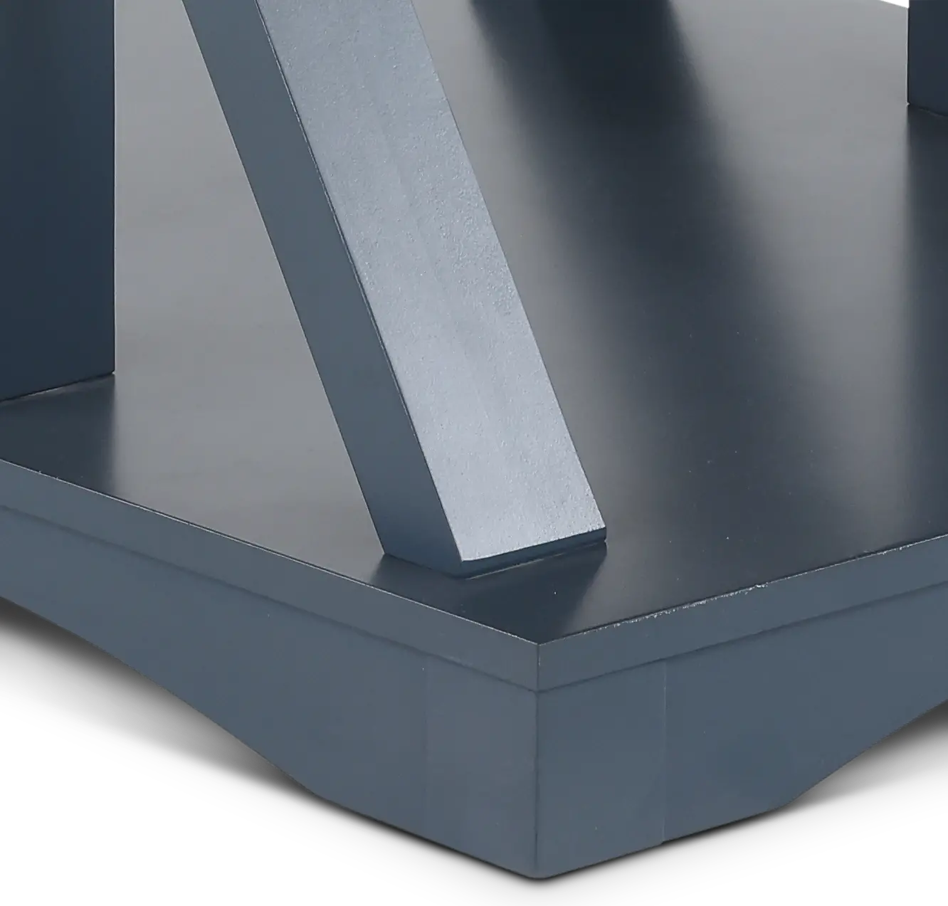 Amy Denim Blue End Table with Drawer-8