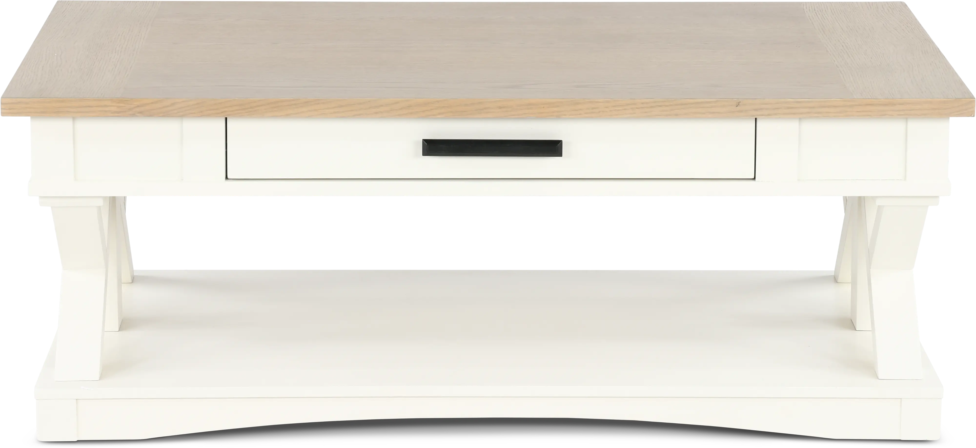 Amy Cotton White Coffee Table-2