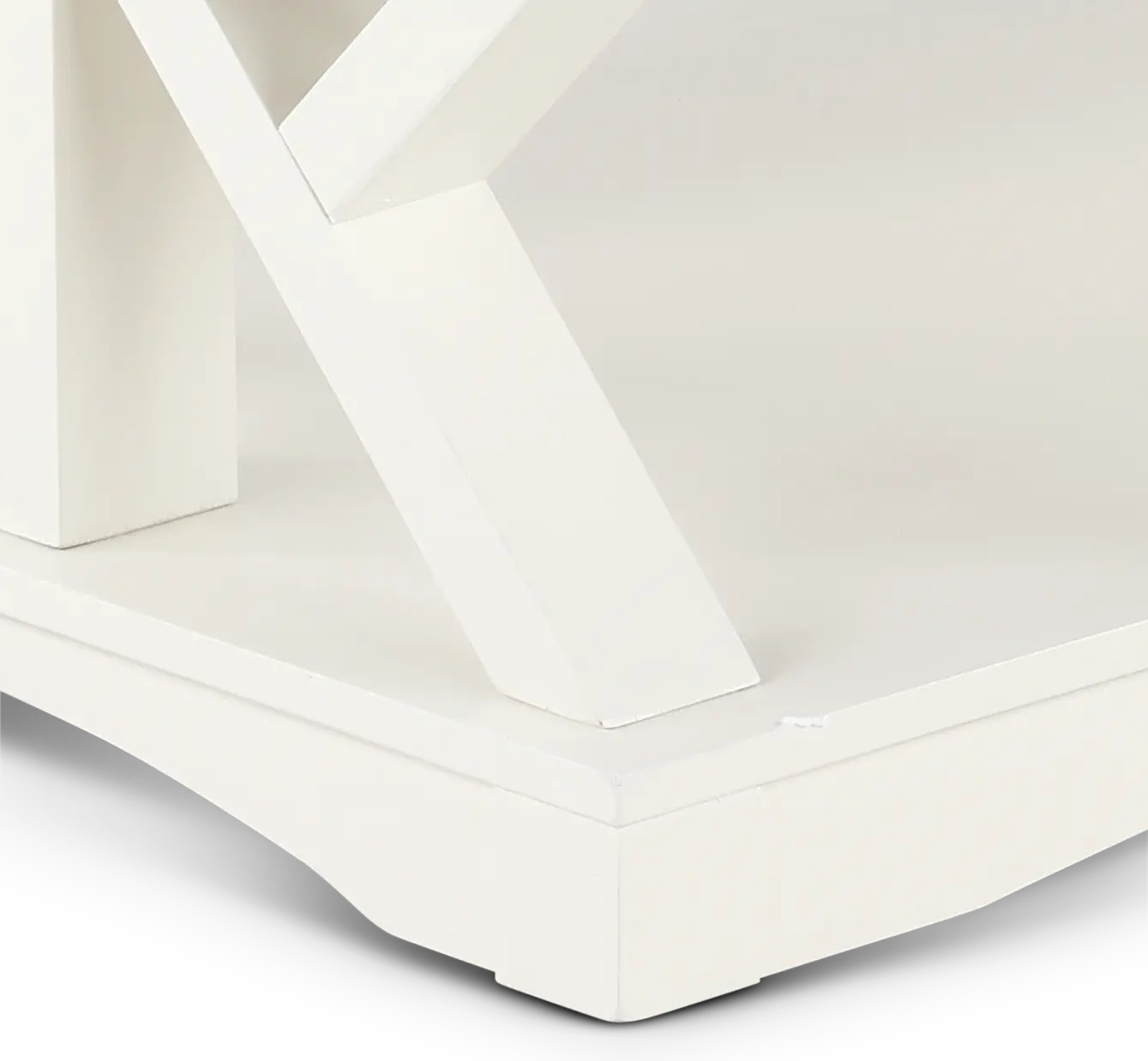 Amy Cotton White Coffee Table-3