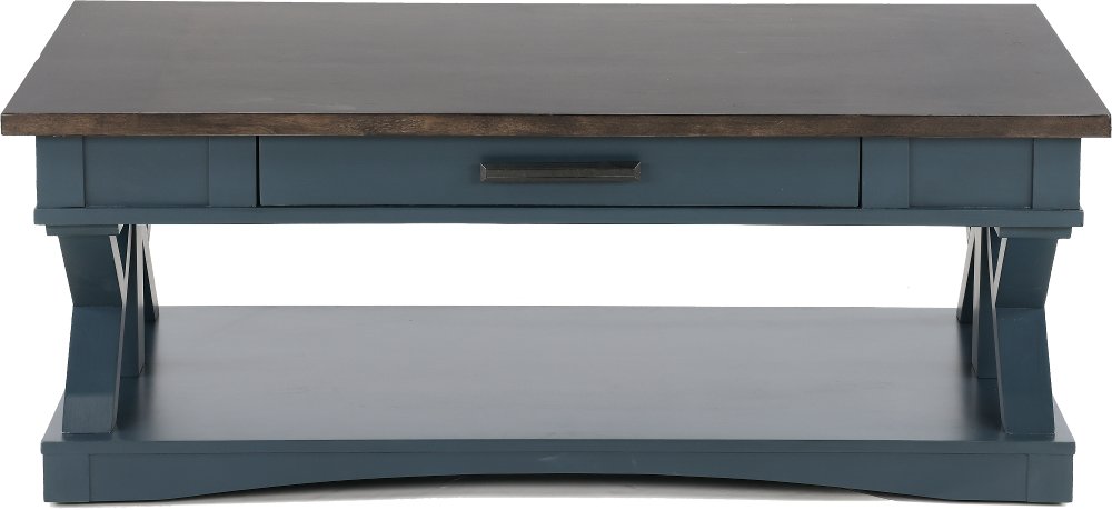Amy Denim Blue Coffee Table