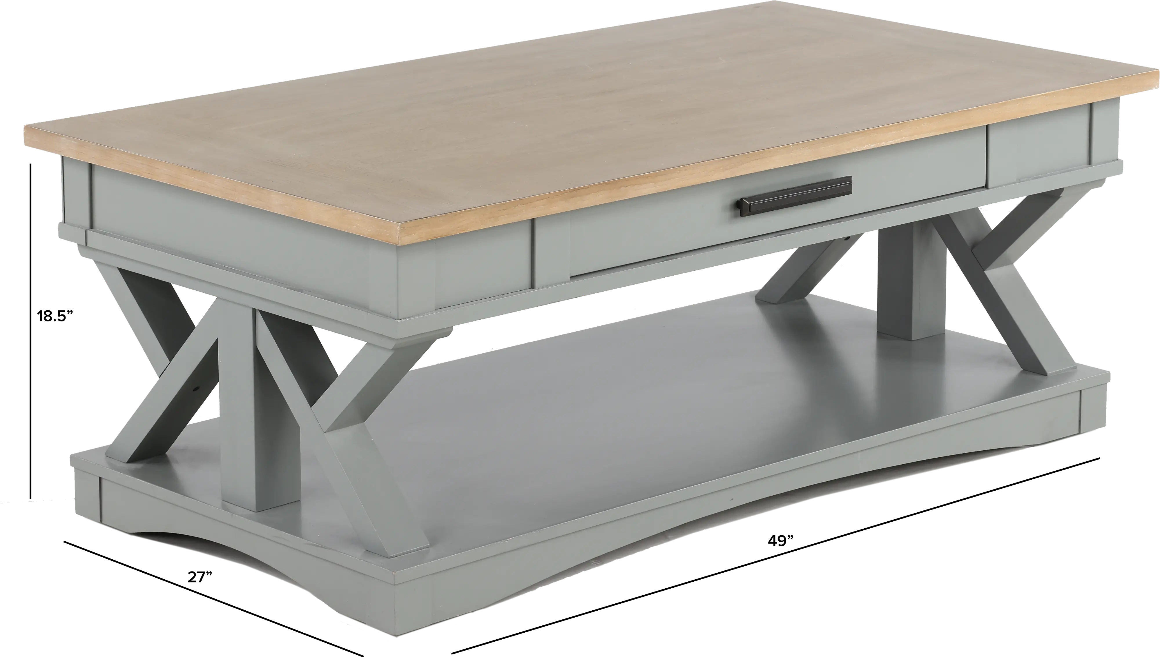 Amy Dove Gray Coffee Table-3