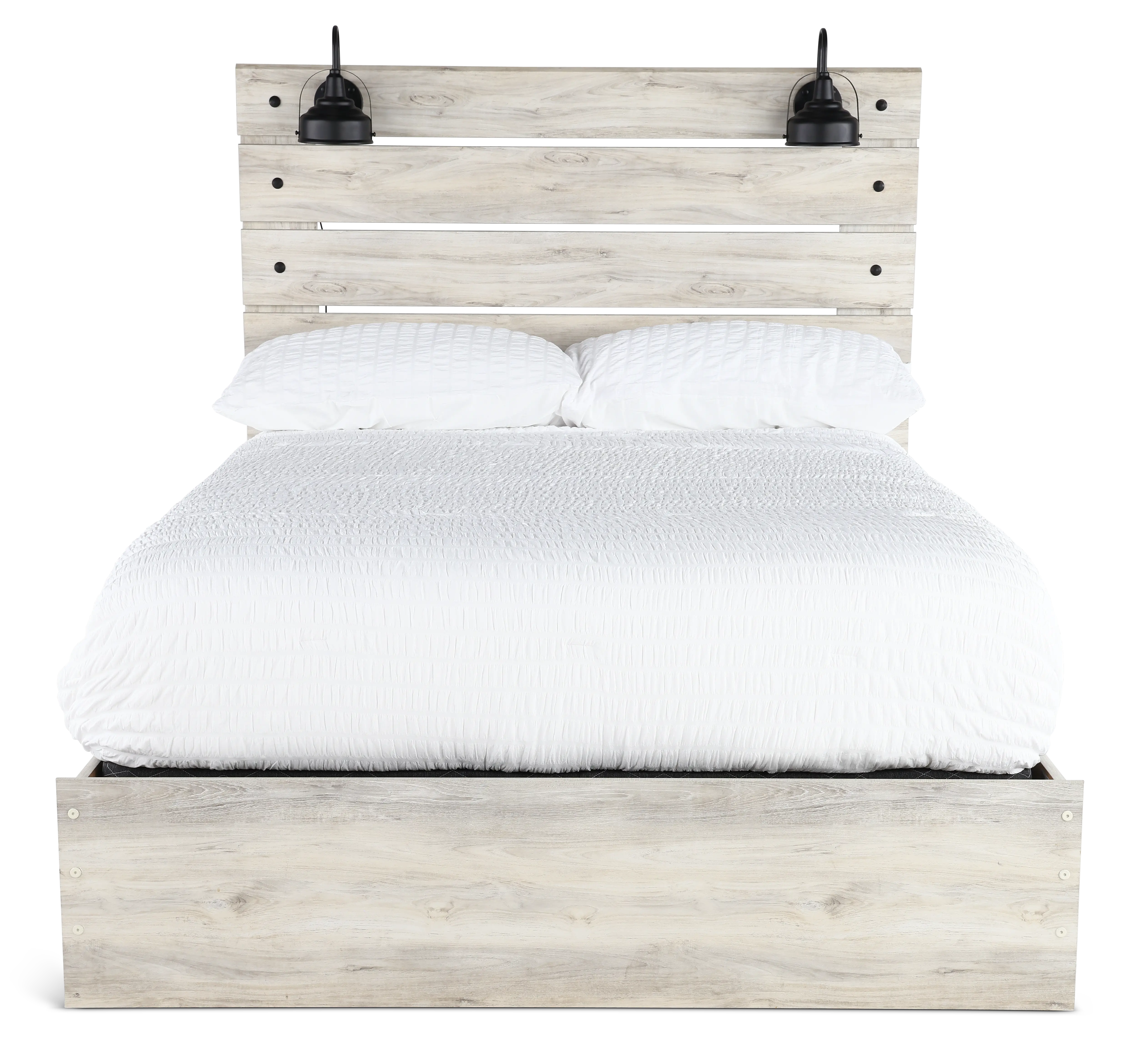 Sunrise Park Whitewash King Bed-4