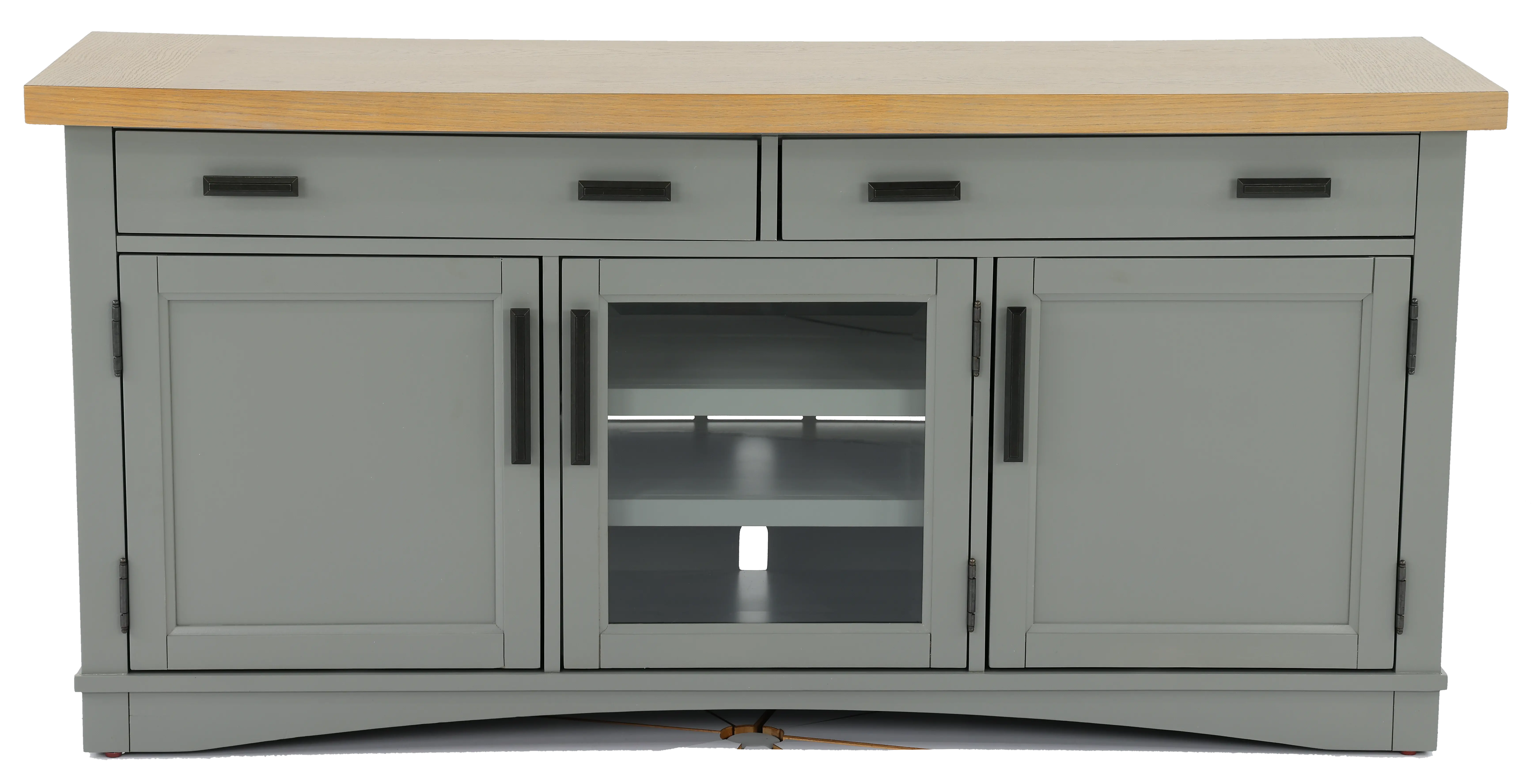 Amy Dove Gray 63  TV Stand-1