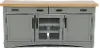 Amy Dove Gray 63  TV Stand