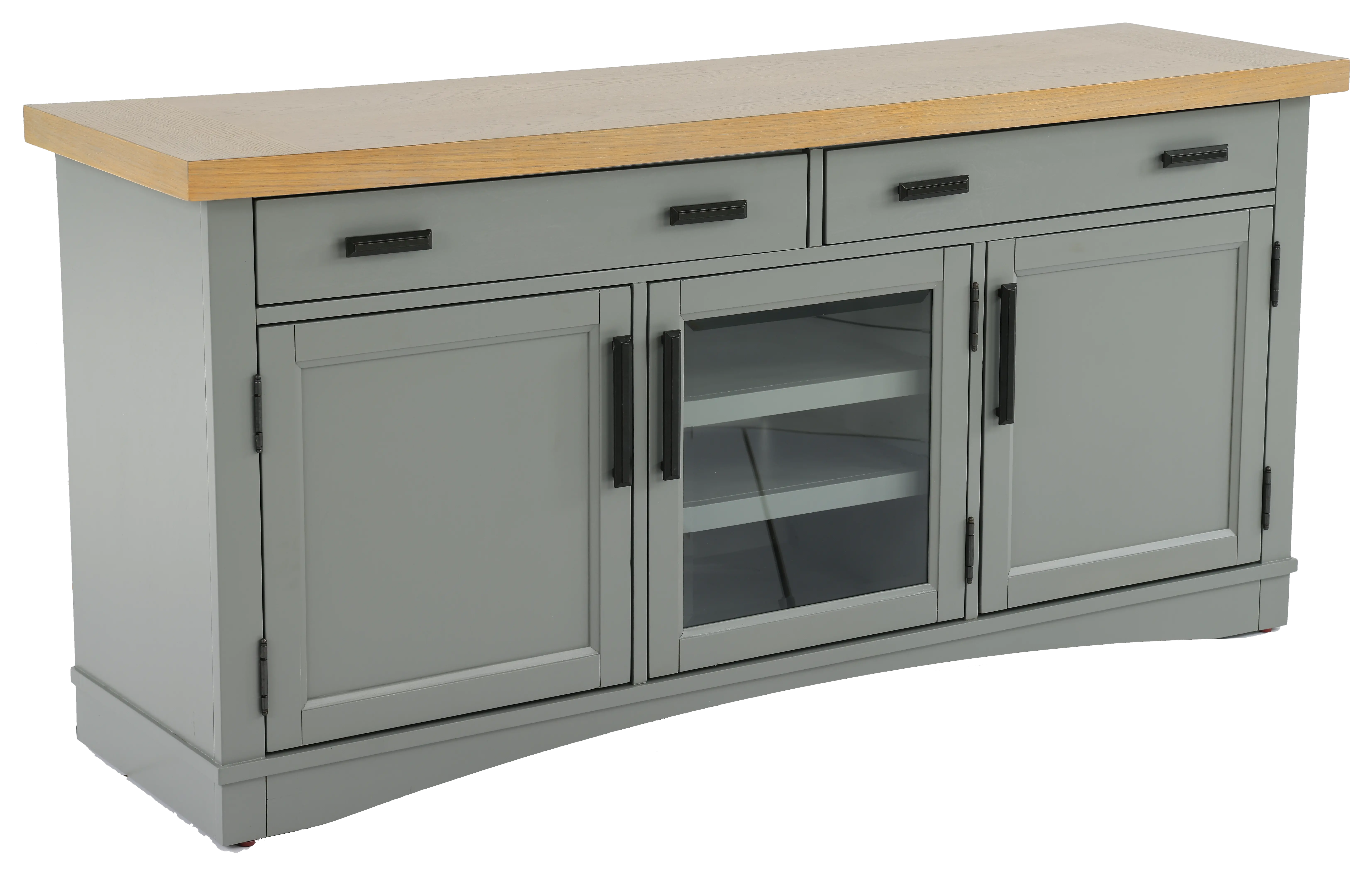 Amy Dove Gray 63  TV Stand-3