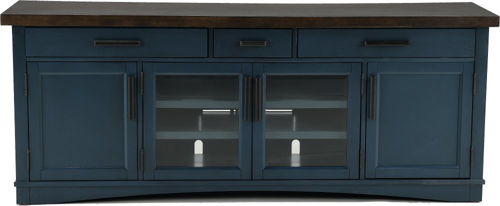 Amy Denim Blue 76" TV Stand
