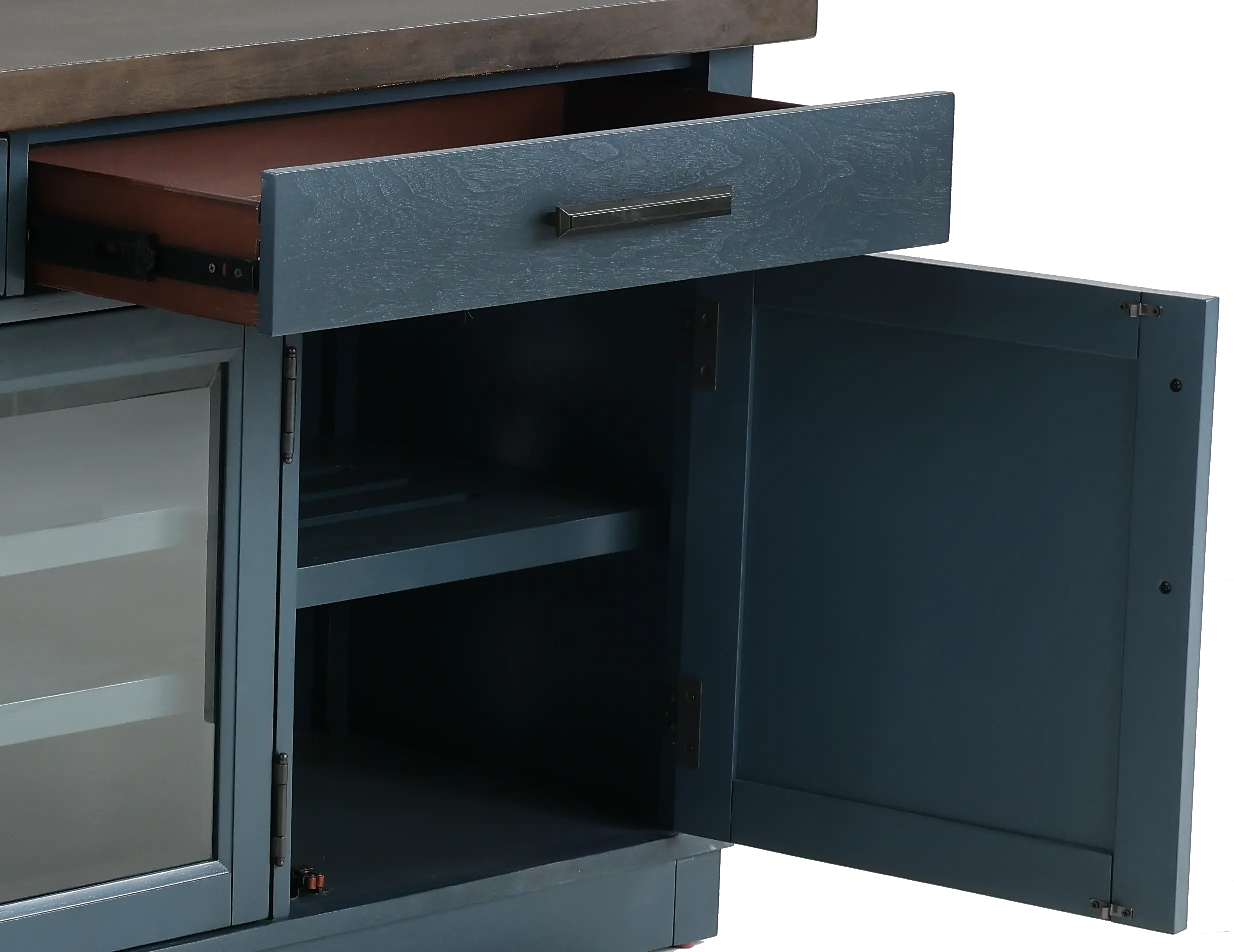 Amy Denim Blue 76  TV Stand-6