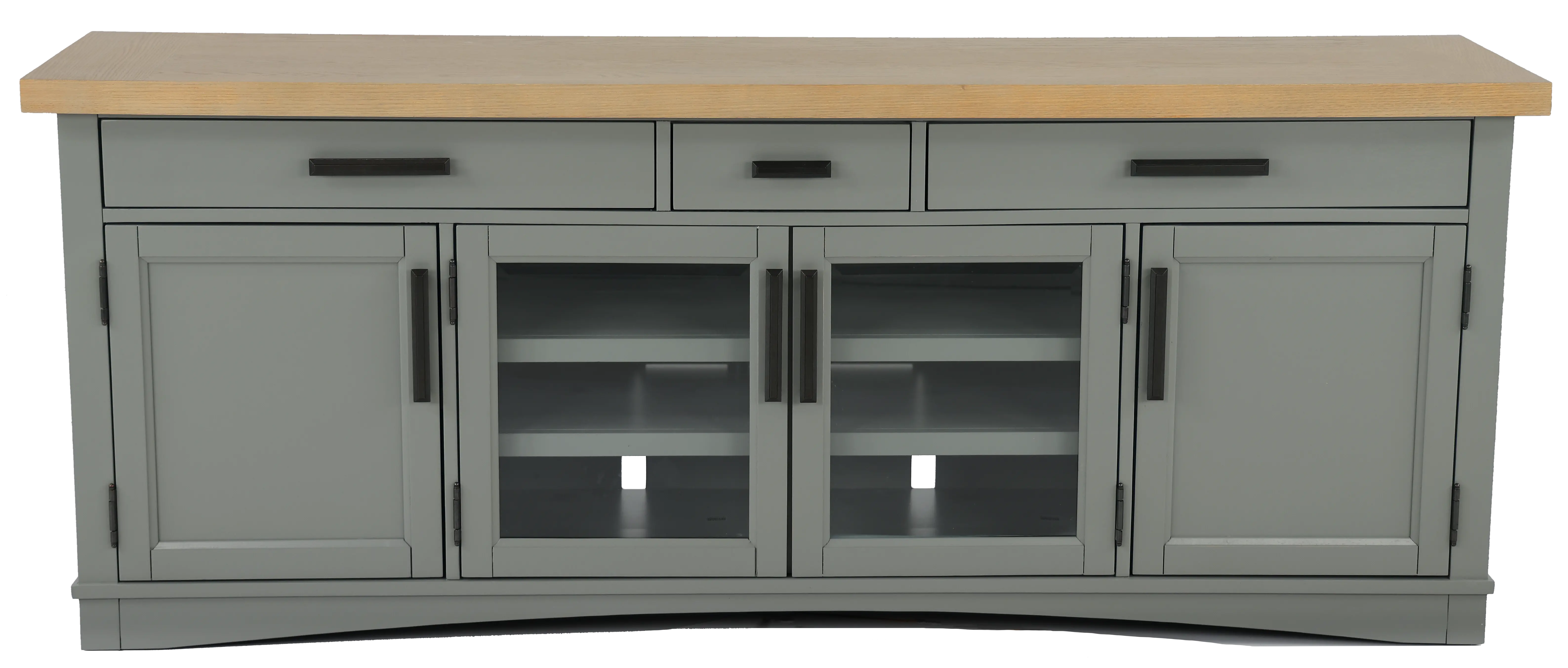 Amy Dove Gray 76  TV Stand-1