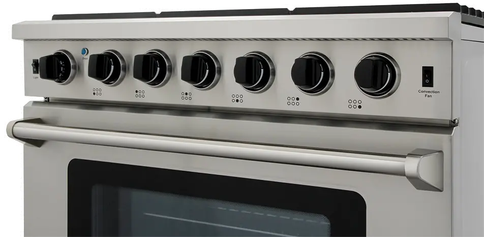 Thor Professional 6 cu ft Gas Range - 36 Inch Stainless Steel-2