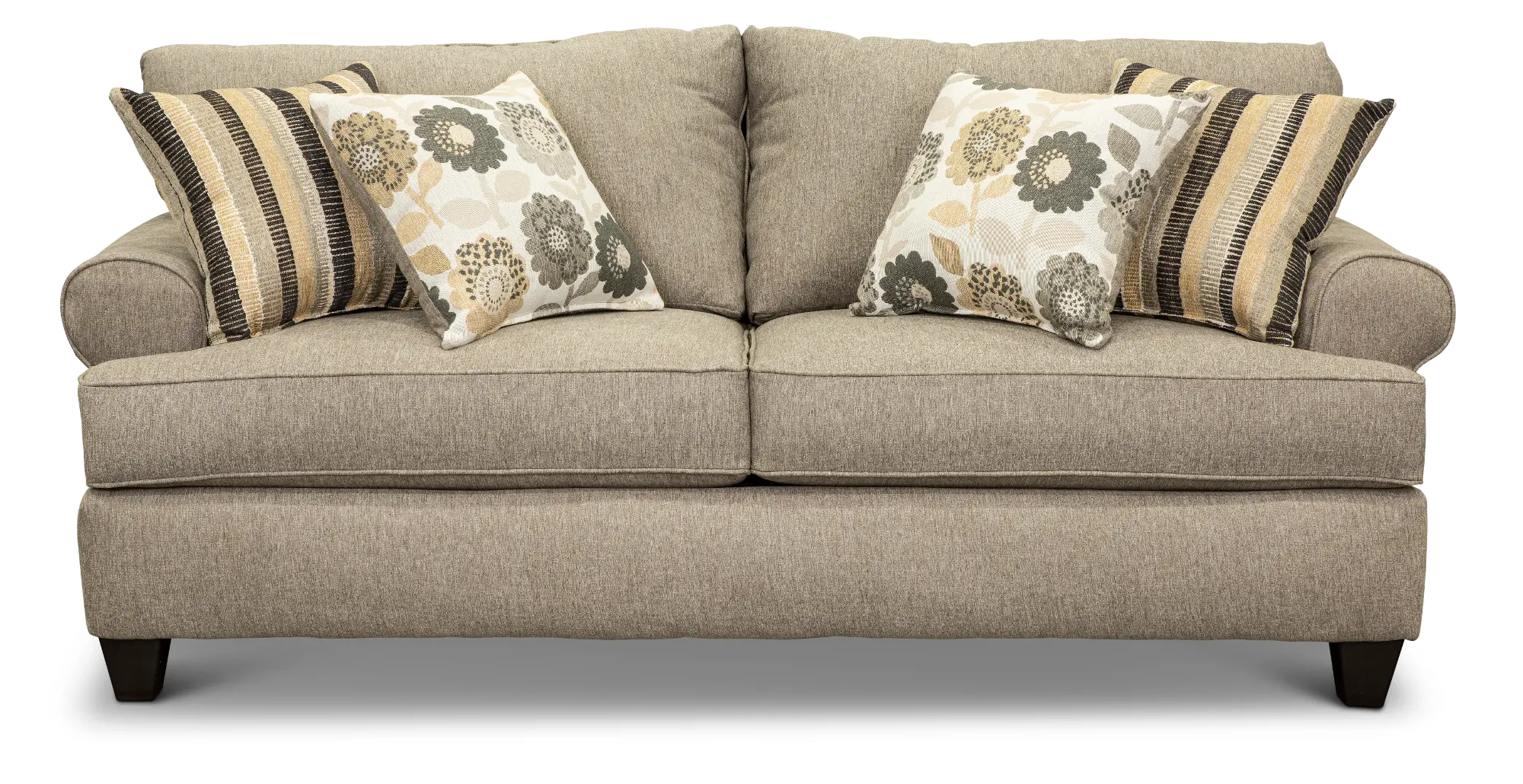 Butternut Contemporary Tan Sofa-1