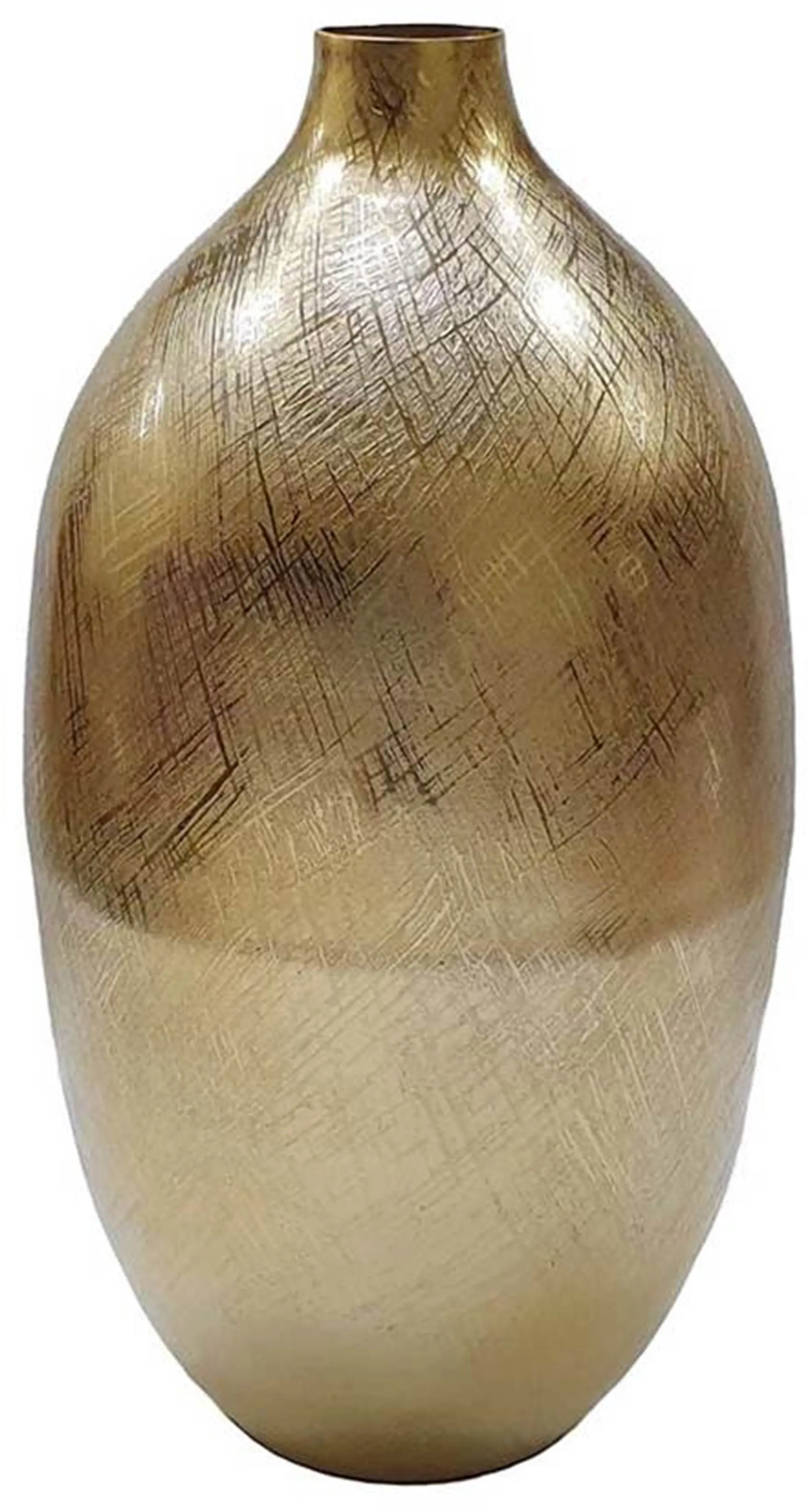 18 Inch Gold Textured Finish Vase-1