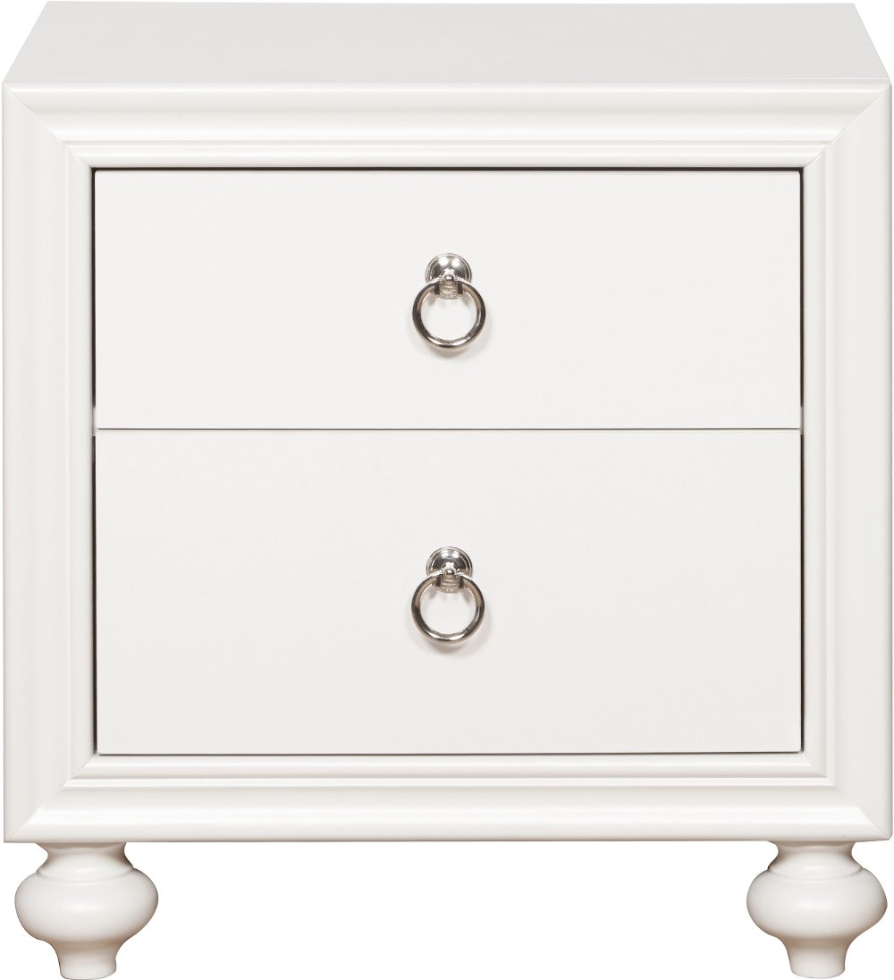 Bella White Nightstand