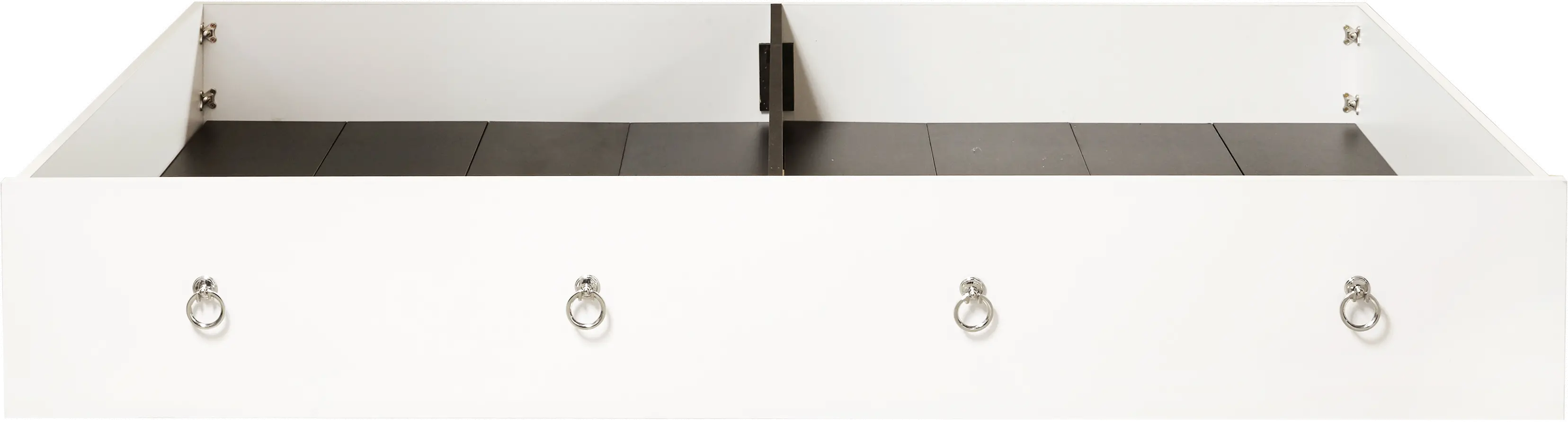 Bella White Twin Trundle-1