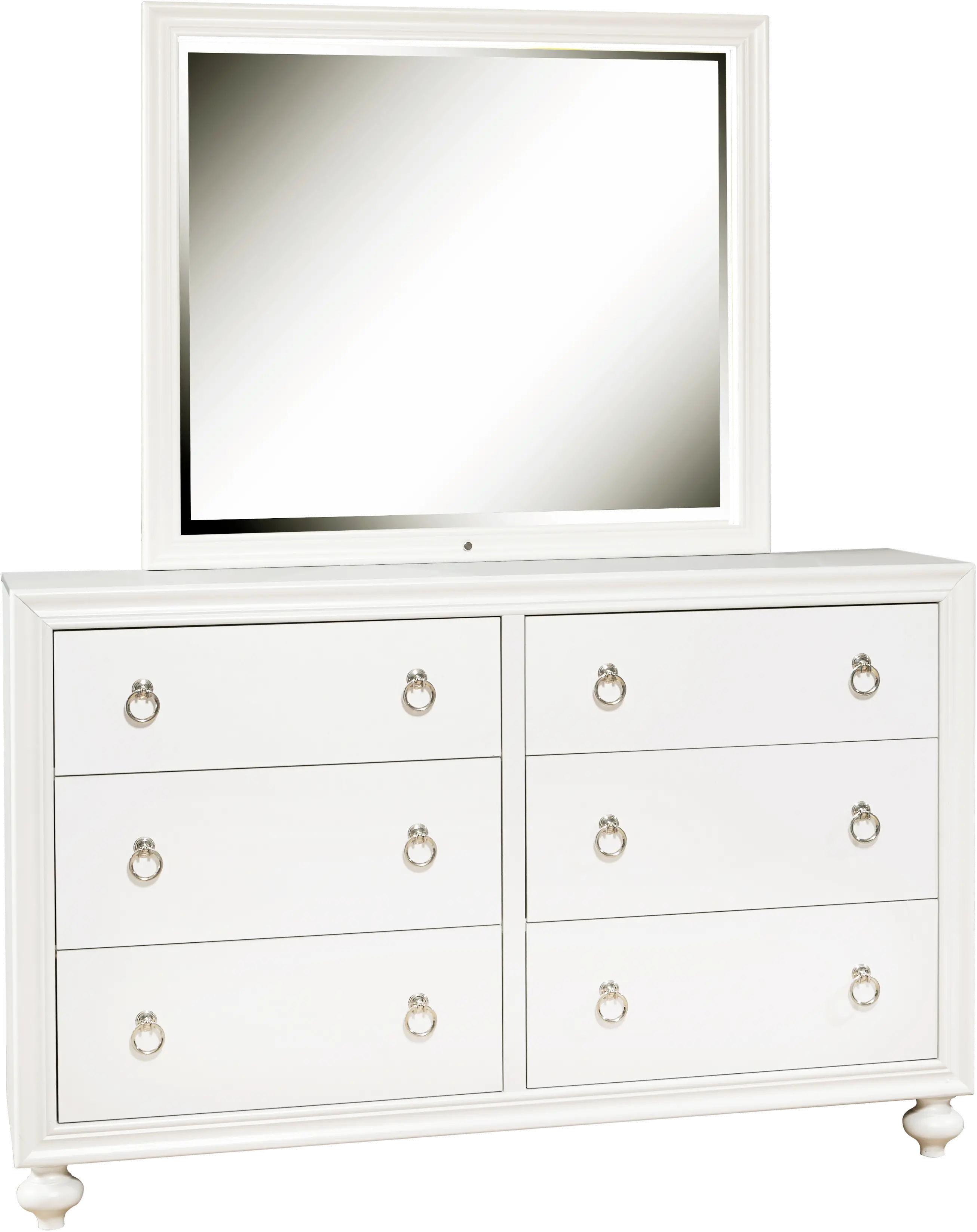 Bella White Dresser-6