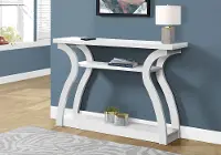 Hall Console Table - White