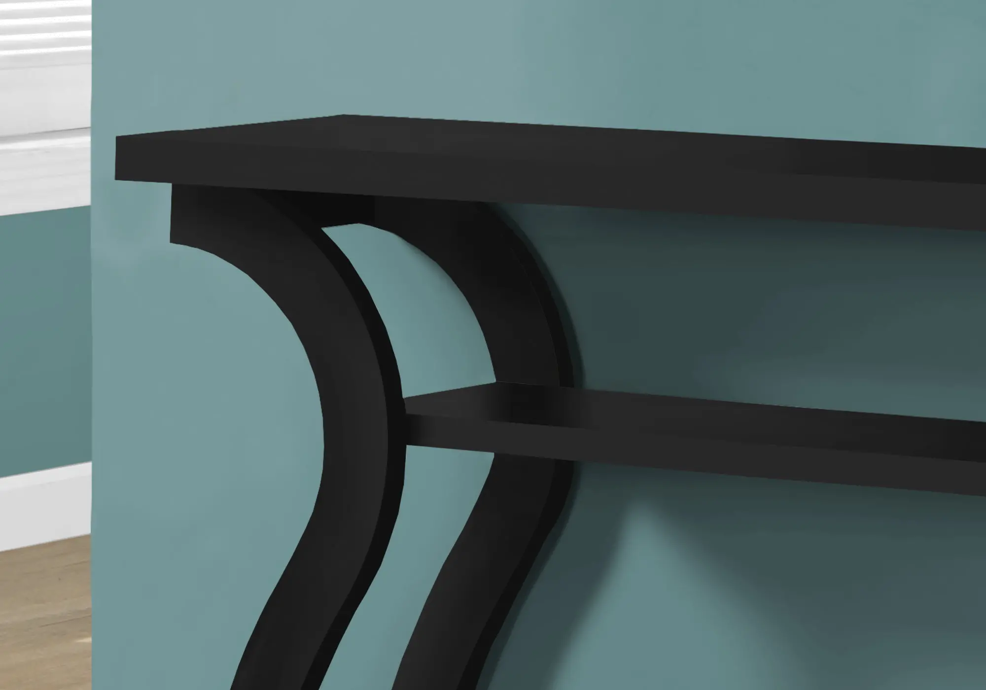 Hall Console Table - Black-3