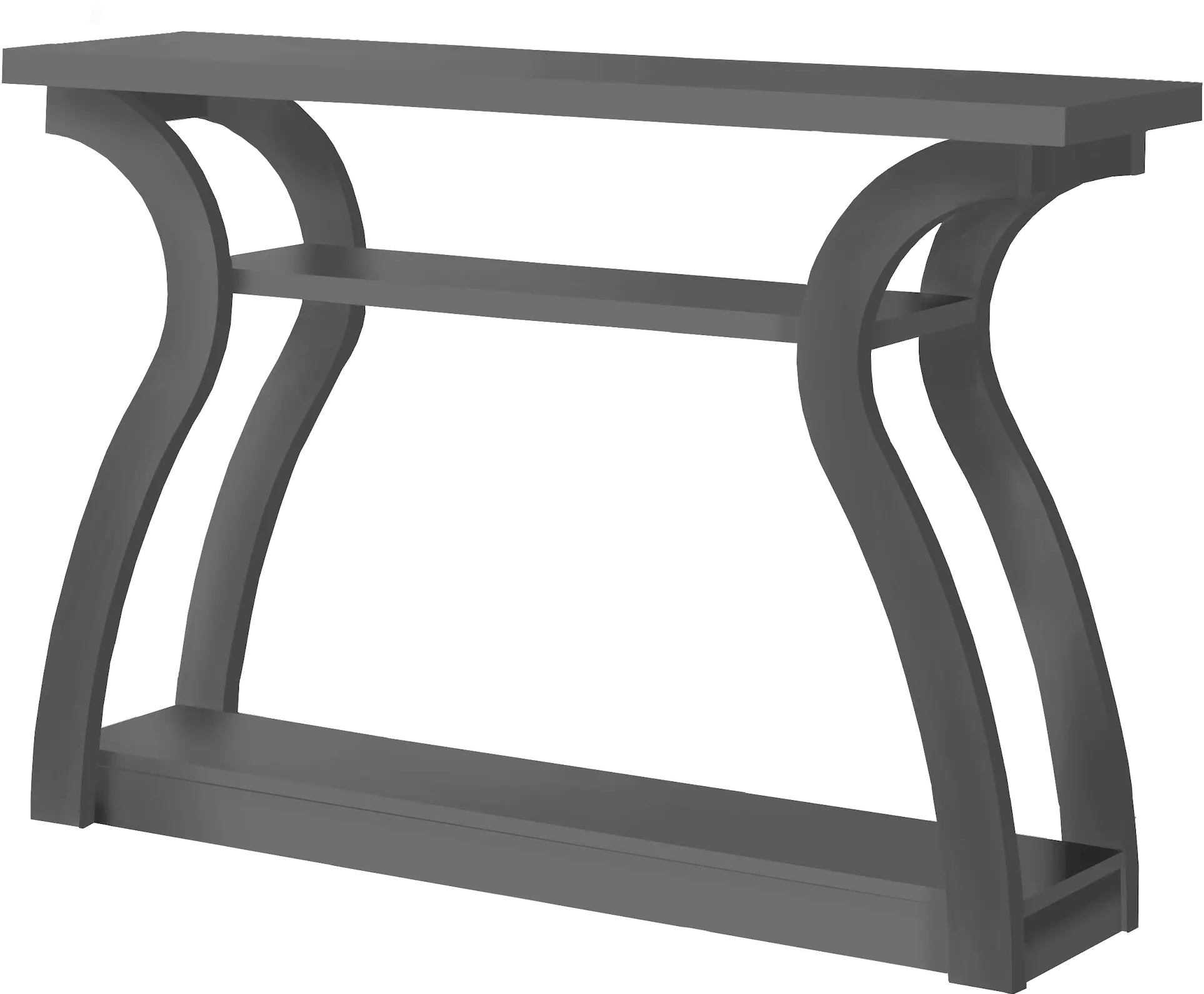 Hall Console Table - Black-1