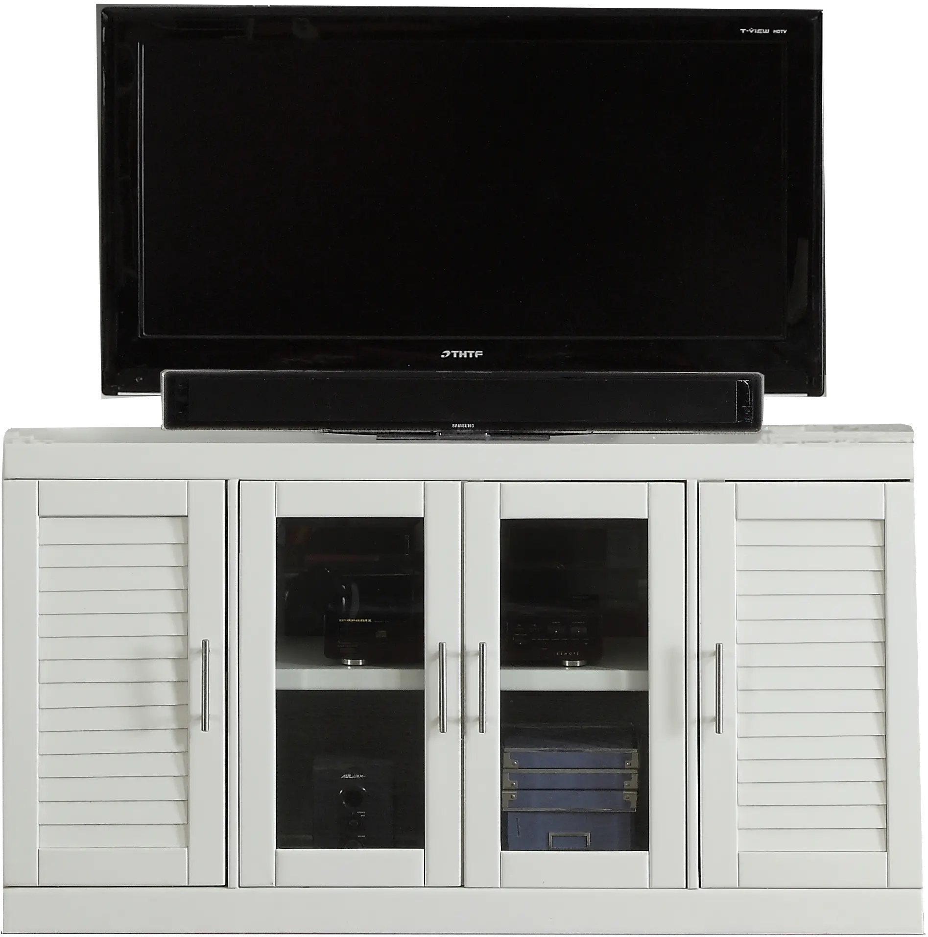 Catrina White 56  TV Stand-1