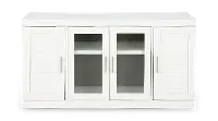 Catrina White 56  TV Stand
